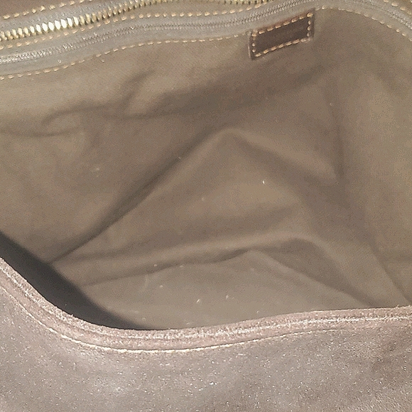 Burberry Brown Suede Shoulder Bag - Picture 10 of 13